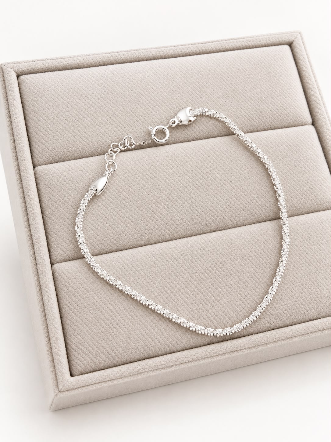 PULSEIRA BRILHOS — SEMIJOIAS — PRATA 50
